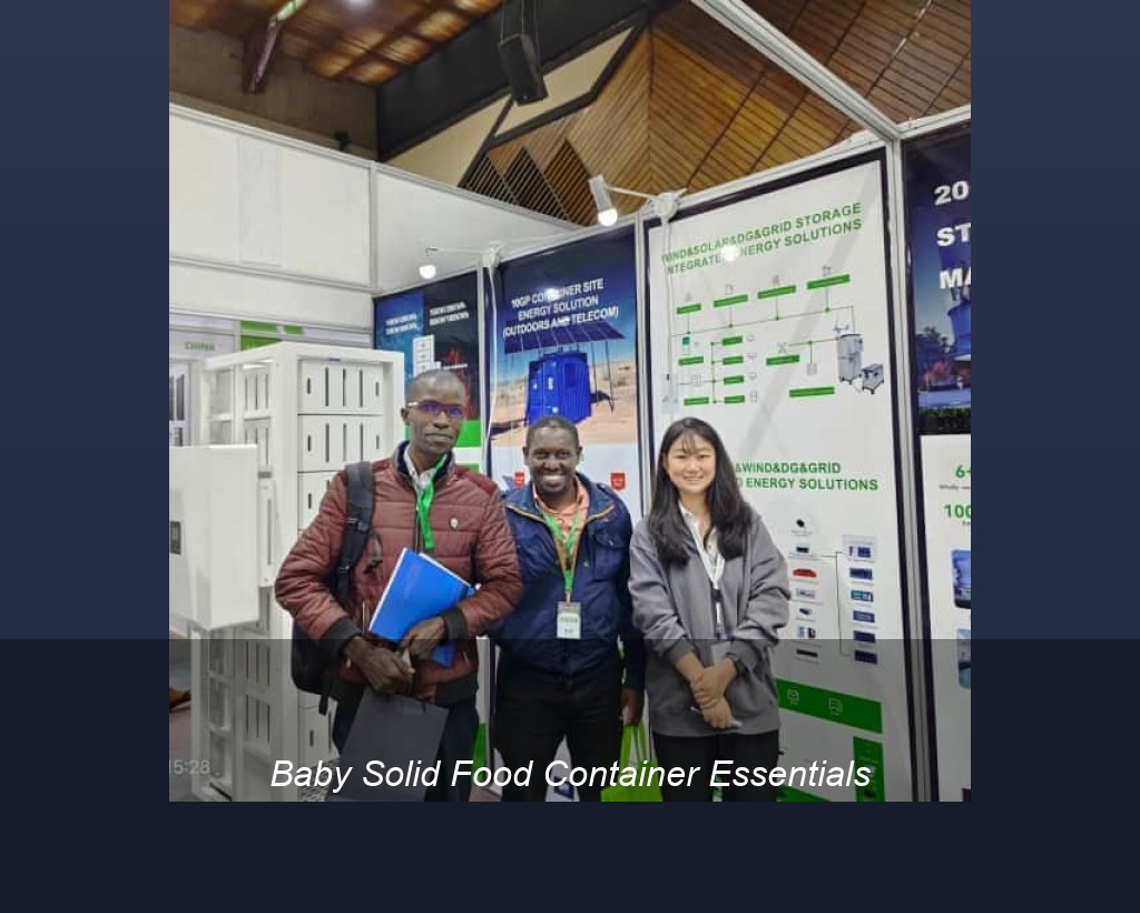 Baby Solid Food Container Essentials