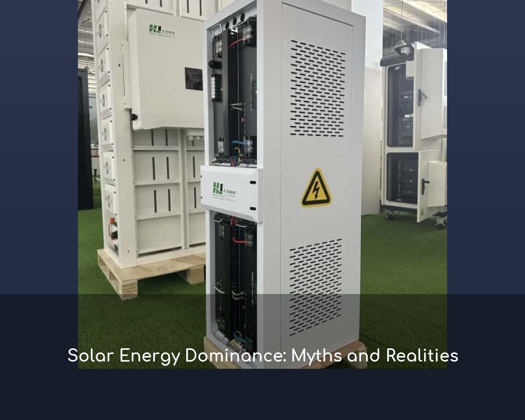 Solar Energy Dominance: Myths and Realities