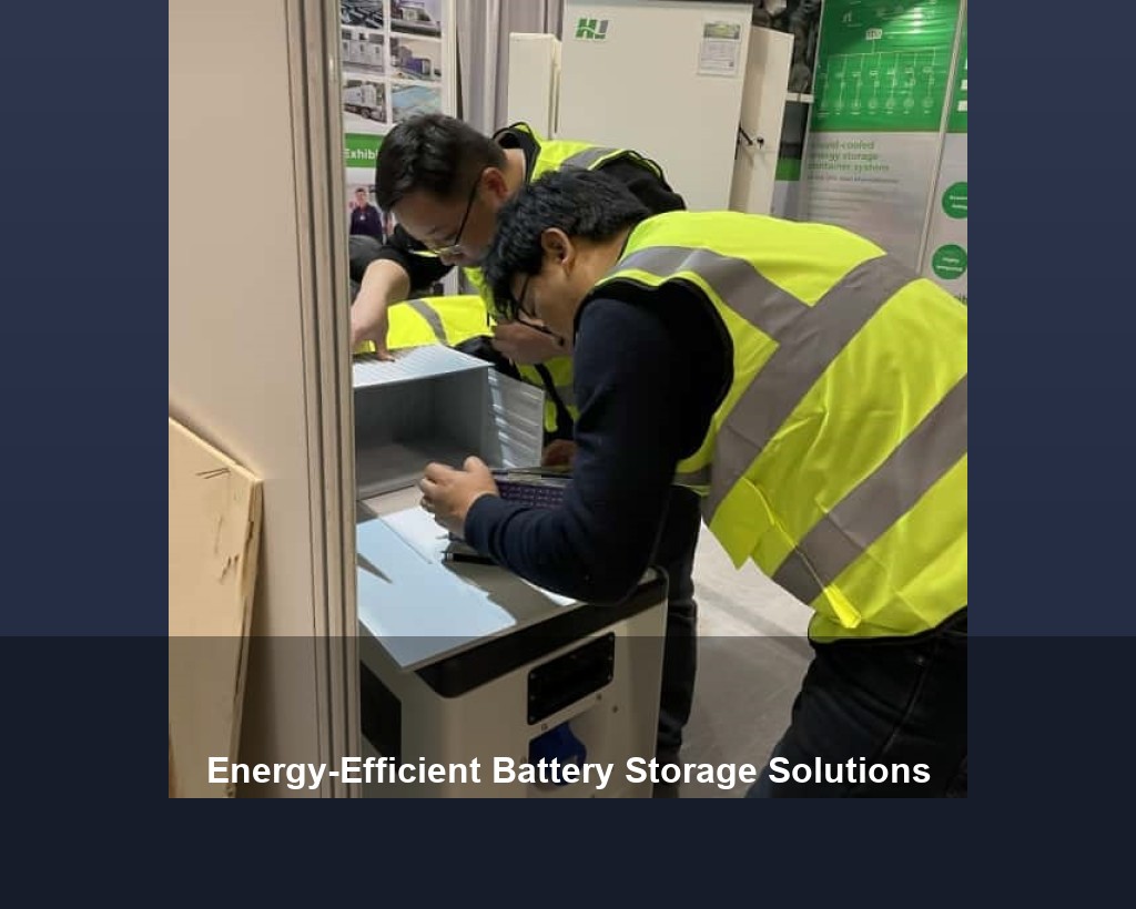 Energy-Efficient Battery Storage Solutions