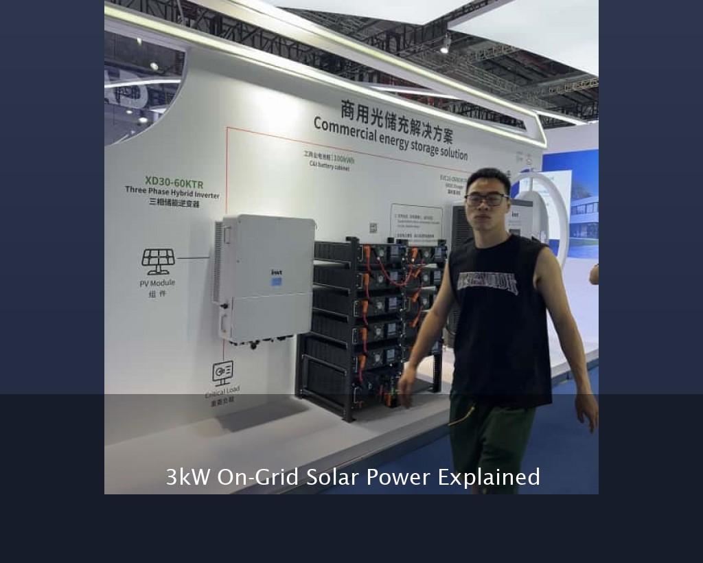 3kW On-Grid Solar Power Explained